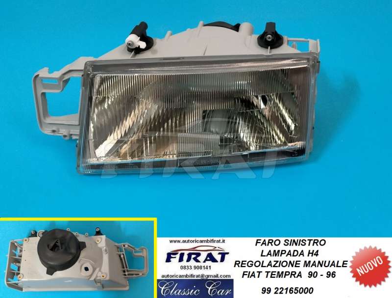 FARO FIAT TEMPRA 90 - 96 H4 SX (22165000)